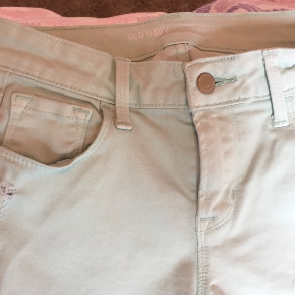 Old navy mint green rockstar jeans - Picture 2 of 5